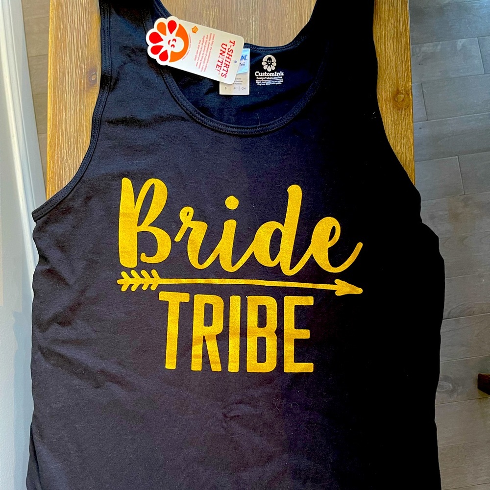 *NWT* 6 Custom Bride Tribe Shirts (size small unisex)